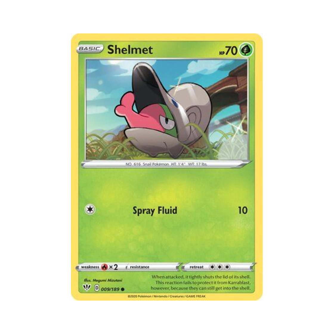 포켓몬 TCG 쪼마리 C 다크니스 어블레이즈 (영문판)(Pokemon TCG Shelmet C Darkness Ablaze (English Ver.)) - 1