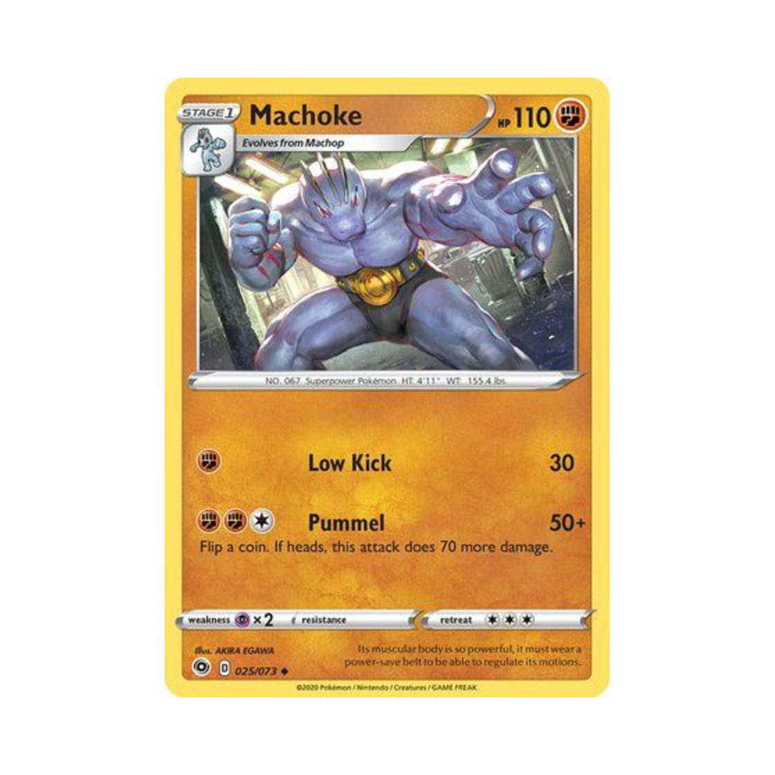 포켓몬 TCG 근육몬 U 챔피언스 패스 (영문판)(Pokemon TCG Machoke U Champion's Path (English Ver.))