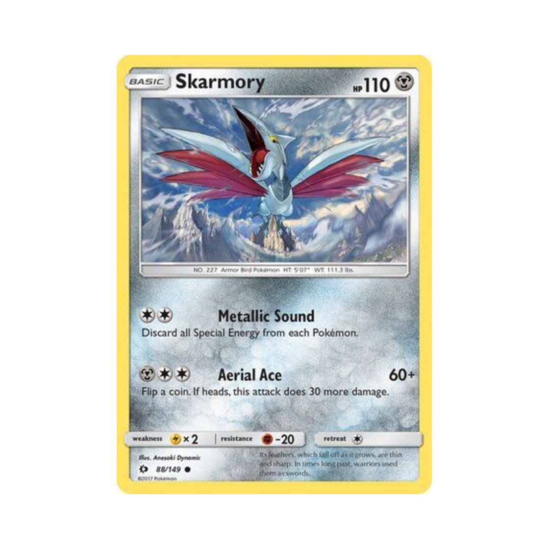 포켓몬 TCG 무장조 C 썬 & 문 (영문판)(Pokemon TCG Skarmory C Sun & Moon (English Ver.)) - 1