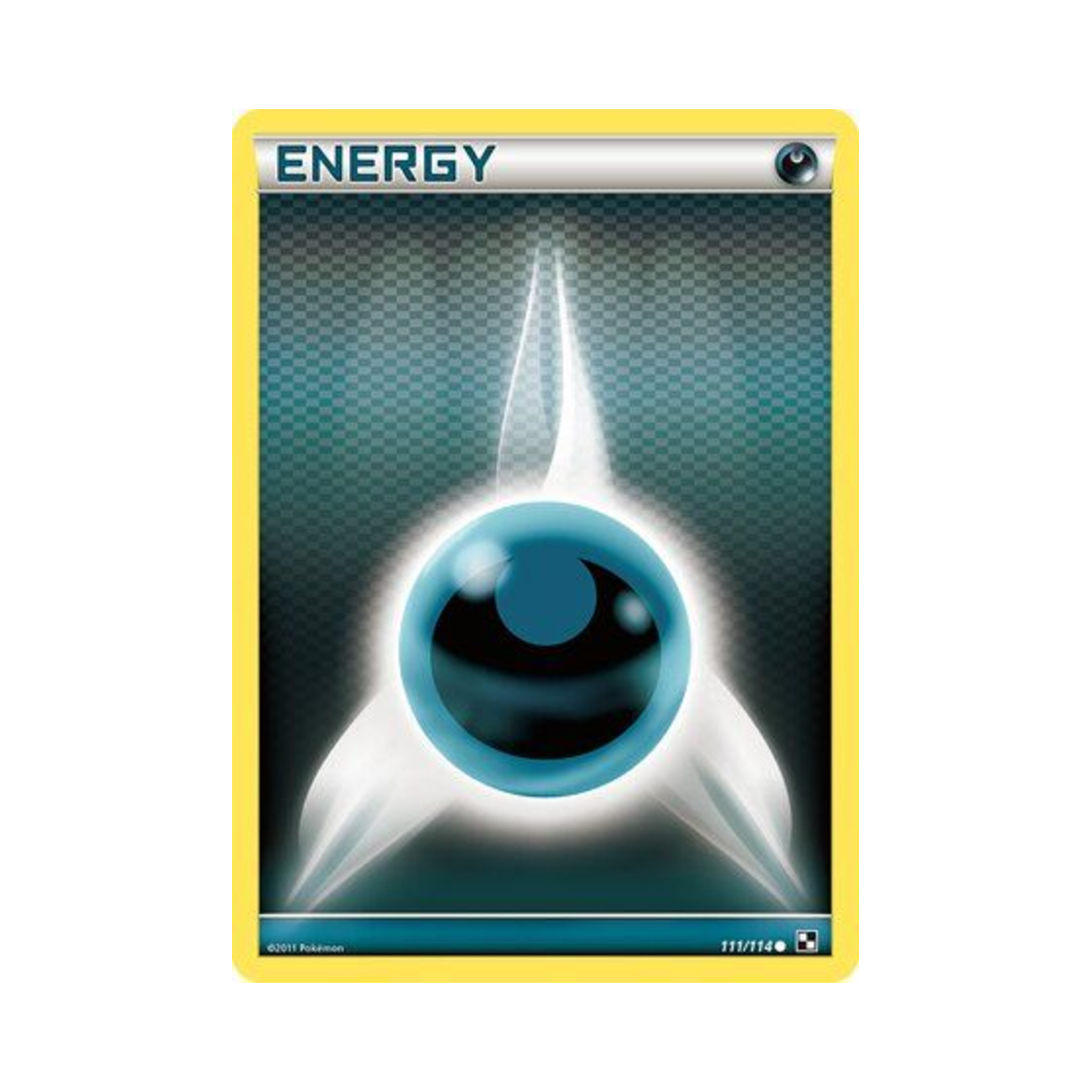 포켓몬 TCG 기본 악 에너지 C 블랙 & 화이트 (영문판)(Pokemon TCG Darkness Energy C Black & White (English Ver.)) - 1