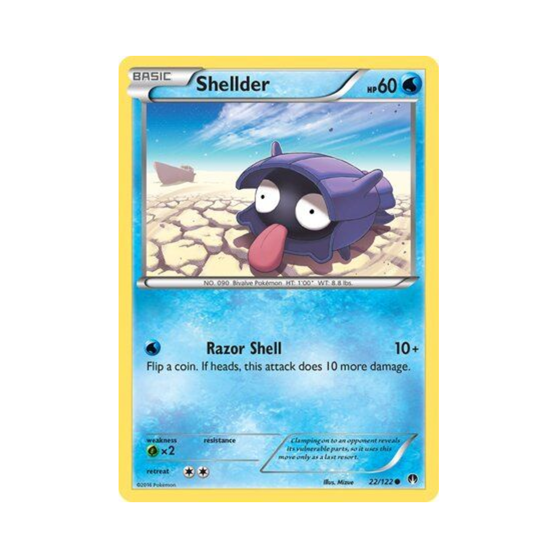 포켓몬 TCG 셀러 C 브레이크포인트 (영문판)(Pokemon TCG Shellder C BREAKpoint (English Ver.))