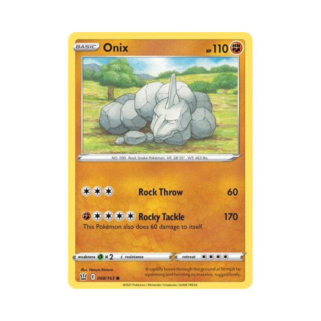포켓몬 TCG 롱스톤 C 배틀 스타일즈 (영문판)(Pokemon TCG Onix C Battle Styles (English Ver.)) - 1