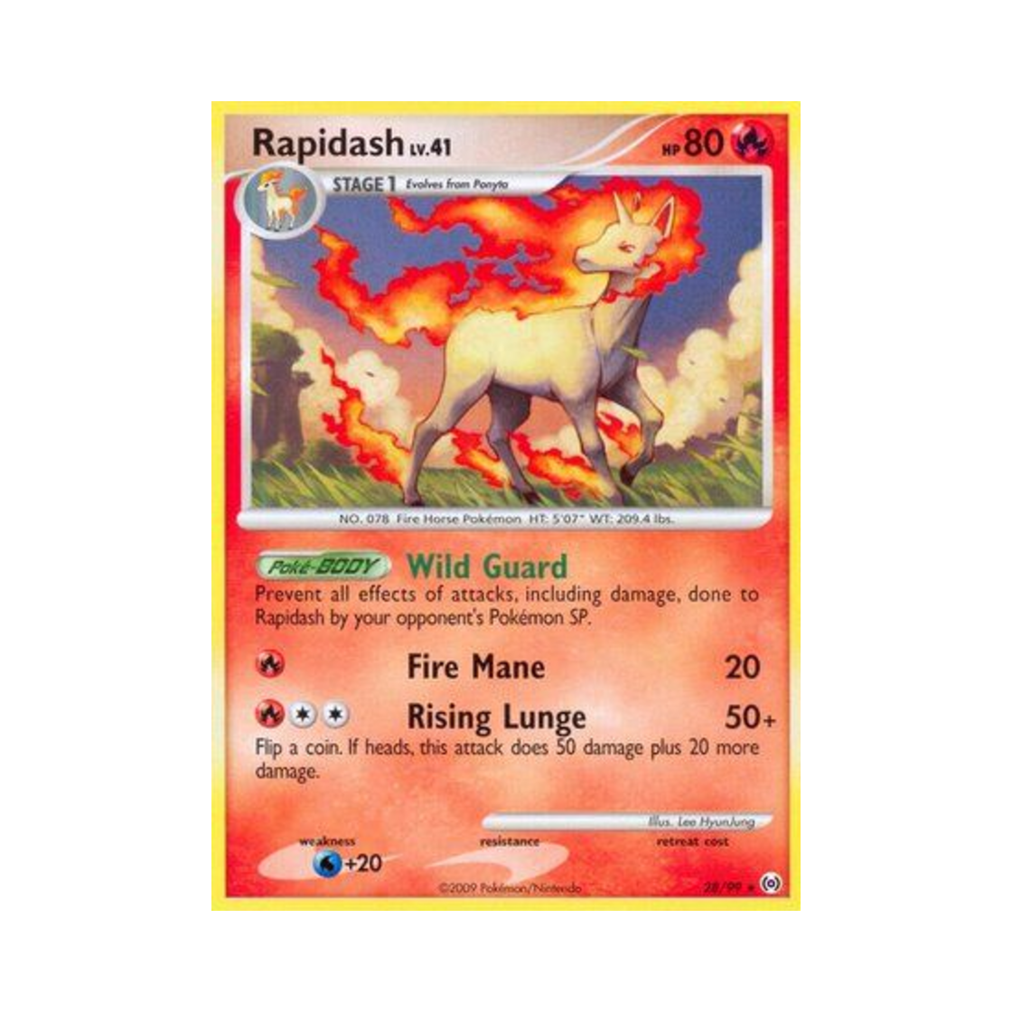 포켓몬 TCG 날쌩마 R 아르세우스 (영문판)(Pokemon TCG Rapidash R Arceus (English Ver.)) - 1