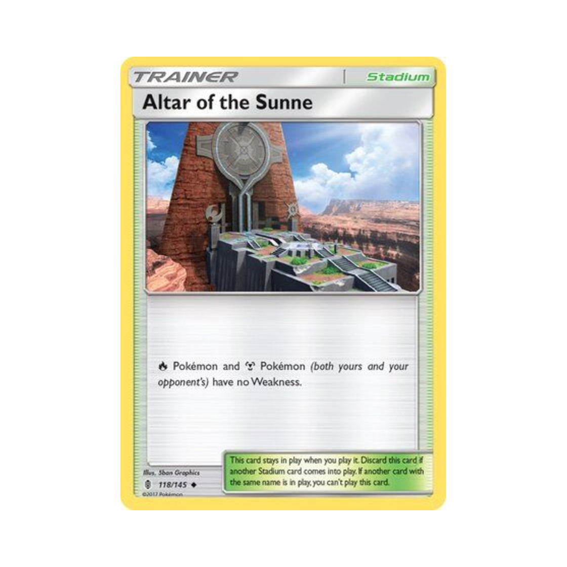 포켓몬 TCG 일륜의 제단 U 가디언스 라이징 (영문판)(Pokemon TCG Altar of the Sunne U Guardians Rising (English Ver.)) - 1