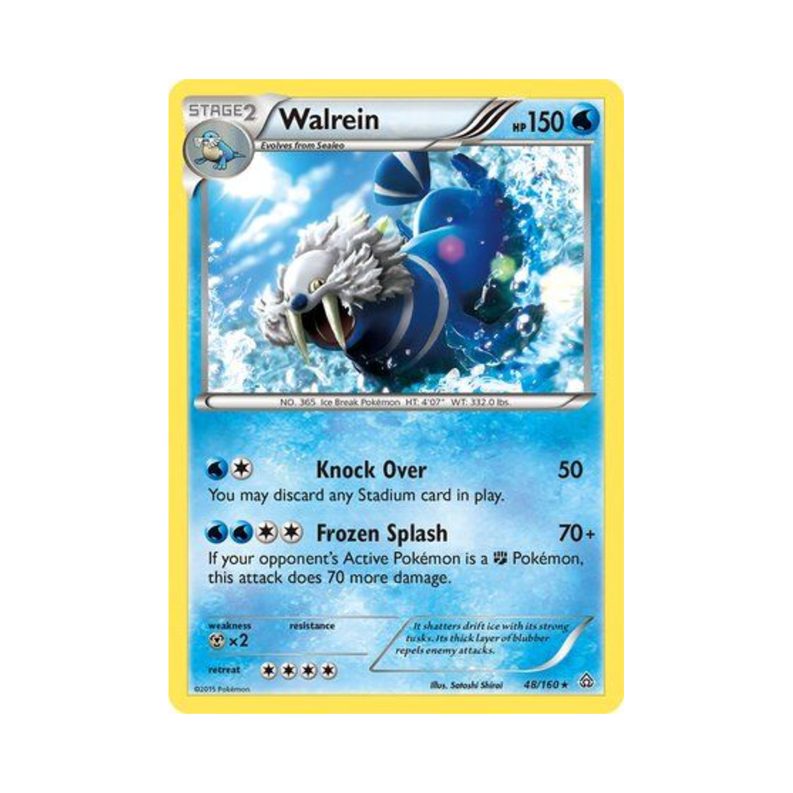 포켓몬 TCG 씨카이저 R 프라이멀 크래시 (영문판)(Pokemon TCG Walrein R Primal Clash (English Ver.)) - 1