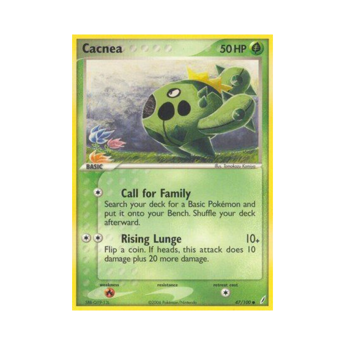 포켓몬 TCG 선인왕 C EX 크리스탈 가디언스 (영문판)(Pokemon TCG Cacnea C EX Crystal Guardians (English Ver.)) - 1