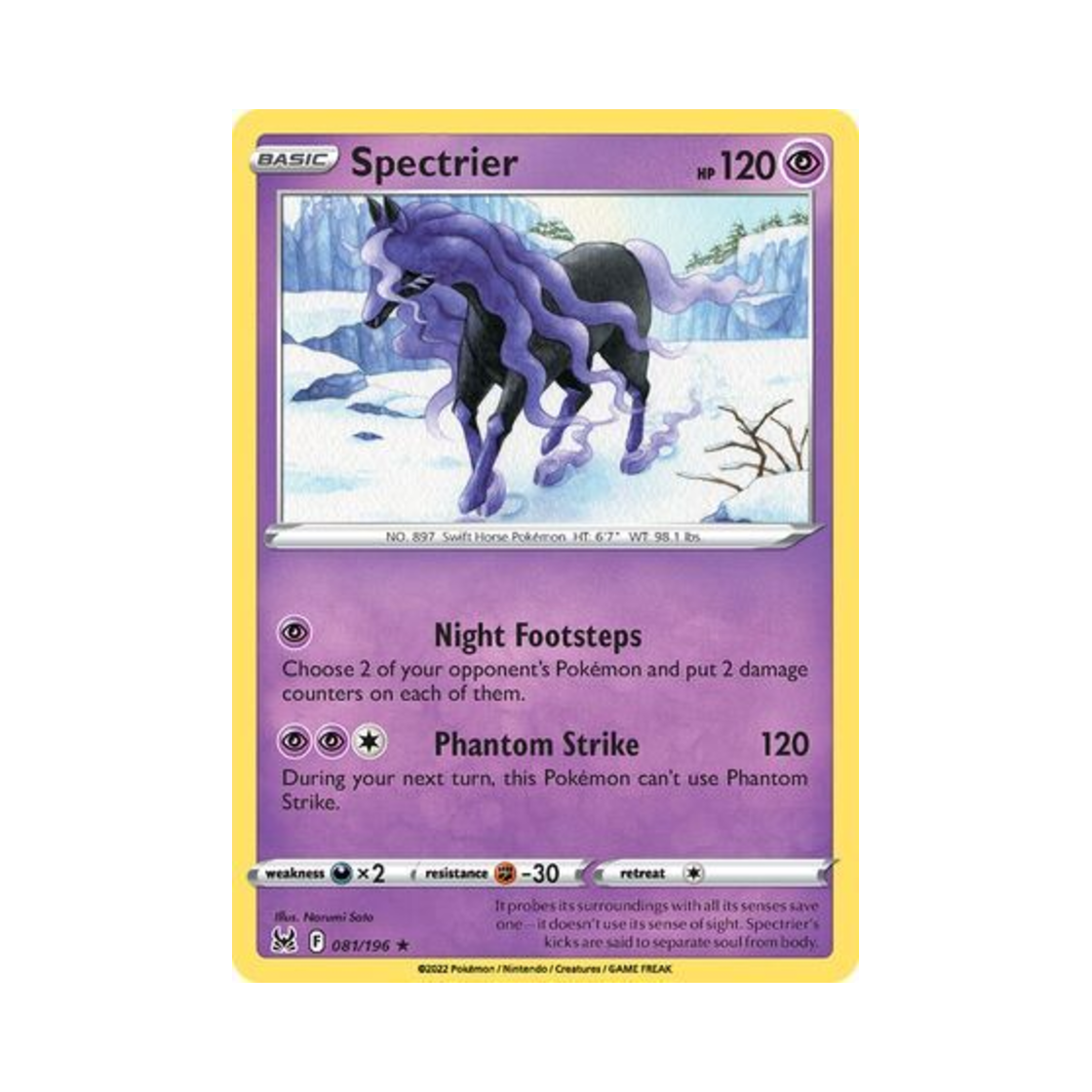 포켓몬 TCG 레이스포스 RH 로스트 오리진 (영문판)(Pokemon TCG Spectrier RH Lost Origin (English Ver.))