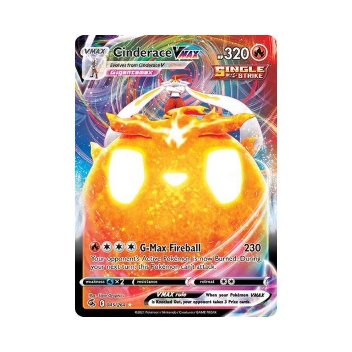 포켓몬 TCG 에이스번 VMAX HRV 퓨전 스트라이크 (영문판)(Pokemon TCG Cinderace VMAX HRV Fusion Strike (English Ver.)) - 1