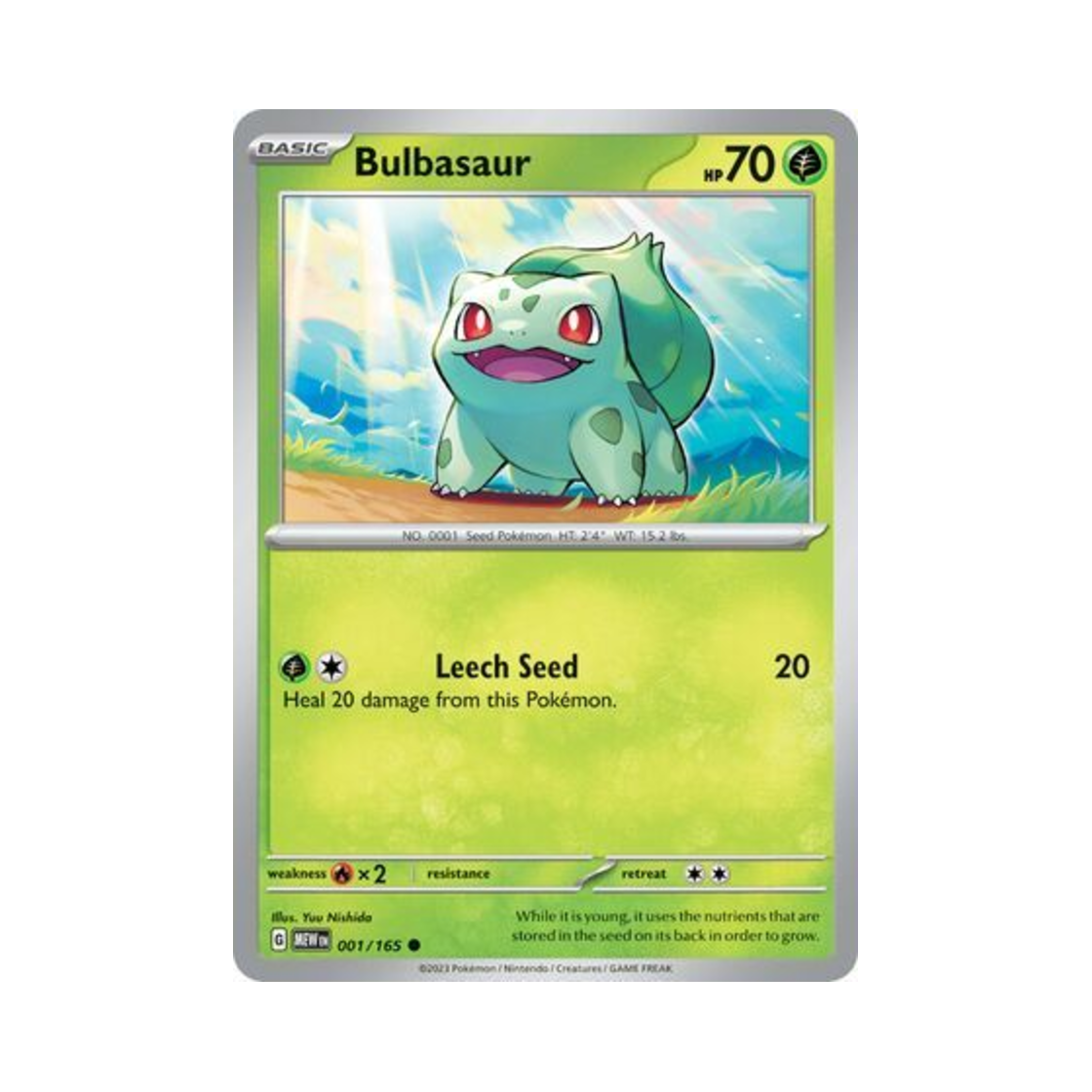 포켓몬 TCG 이상해씨 C 스칼렛 & 바이올렛 151 (영문판)(Pokemon TCG Bulbasaur C Scarlet & Violet 151 (English Ver.)) - 1