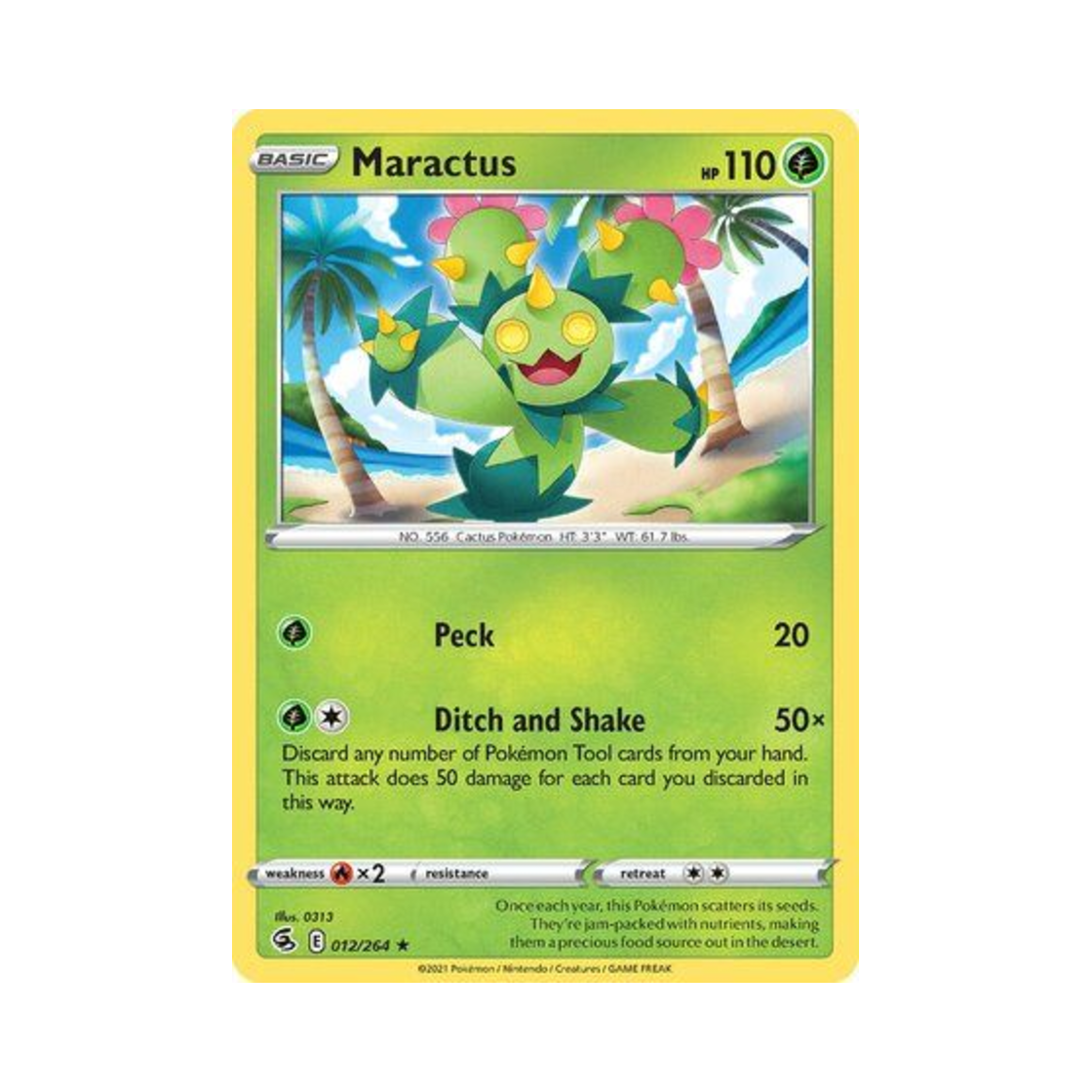 포켓몬 TCG 마라카치 R 퓨전 스트라이크 (영문판)(Pokemon TCG Maractus R Fusion Strike (English Ver.)) - 1