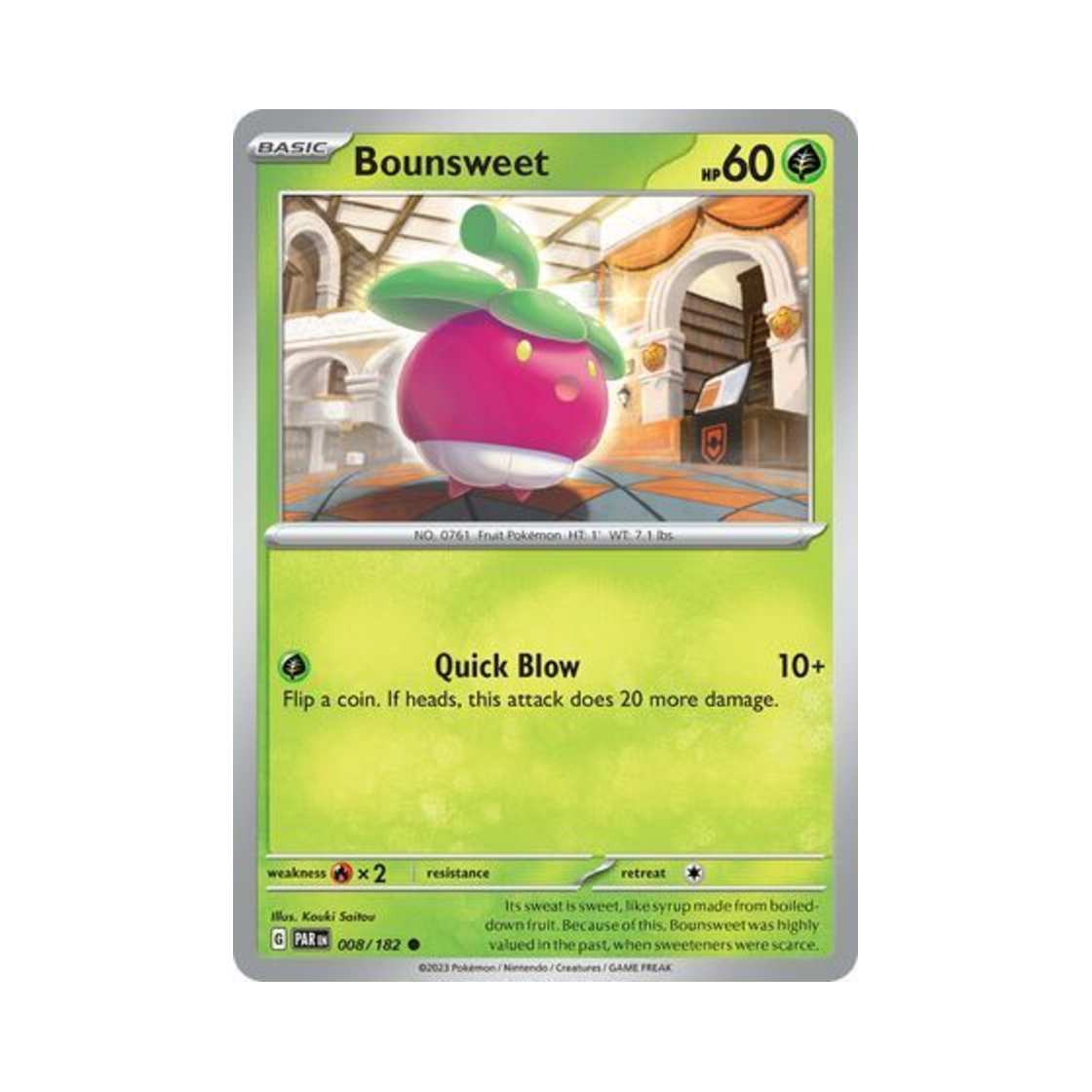 포켓몬 TCG 달콤아 C 파라독스 리프트 (영문판)(Pokemon TCG Bounsweet C Paradox Rift (English Ver.)) - 1