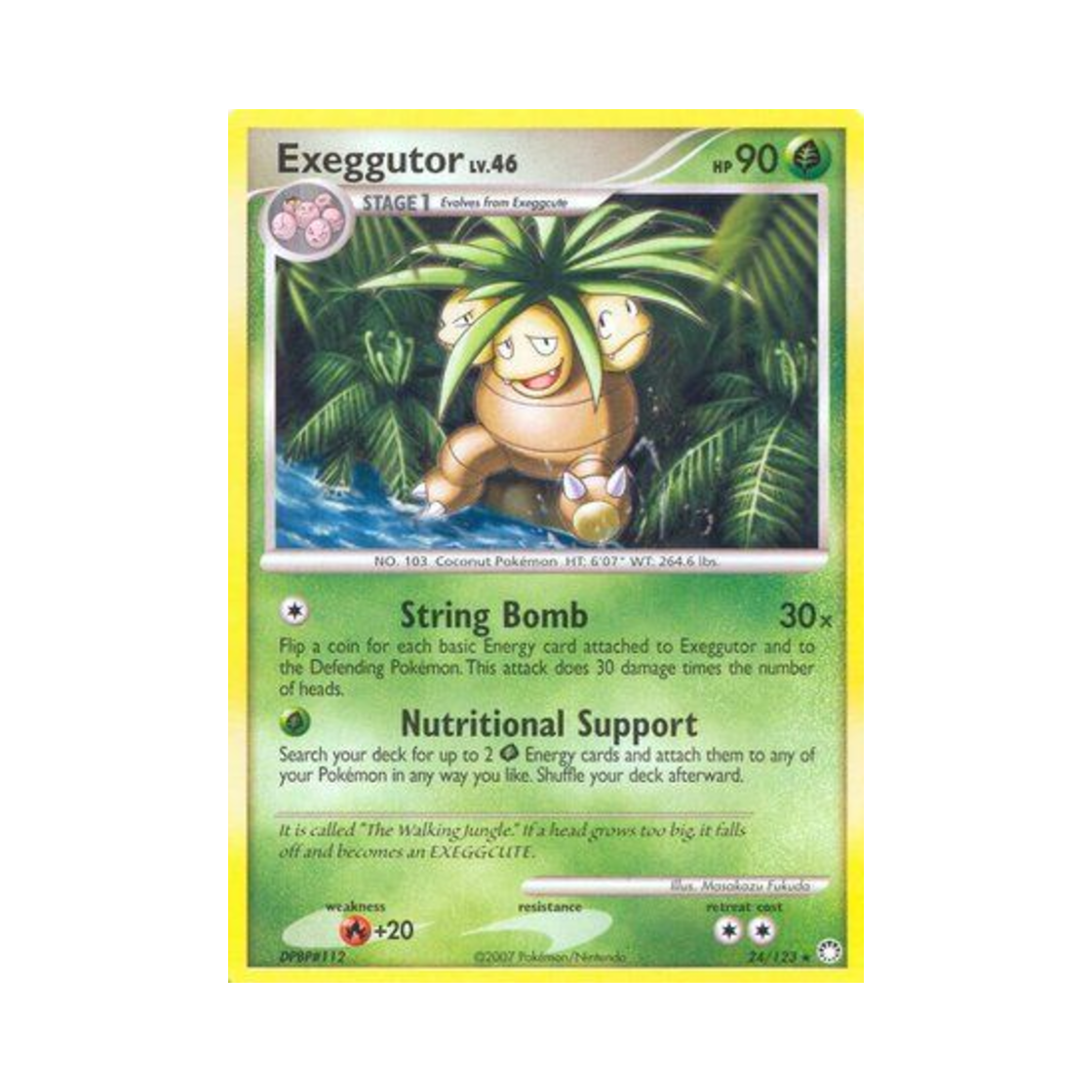 포켓몬 TCG 나시 R 미스터리어스 트레져스 (영문판)(Pokemon TCG Exeggutor R Mysterious Treasures (English Ver.)) - 1