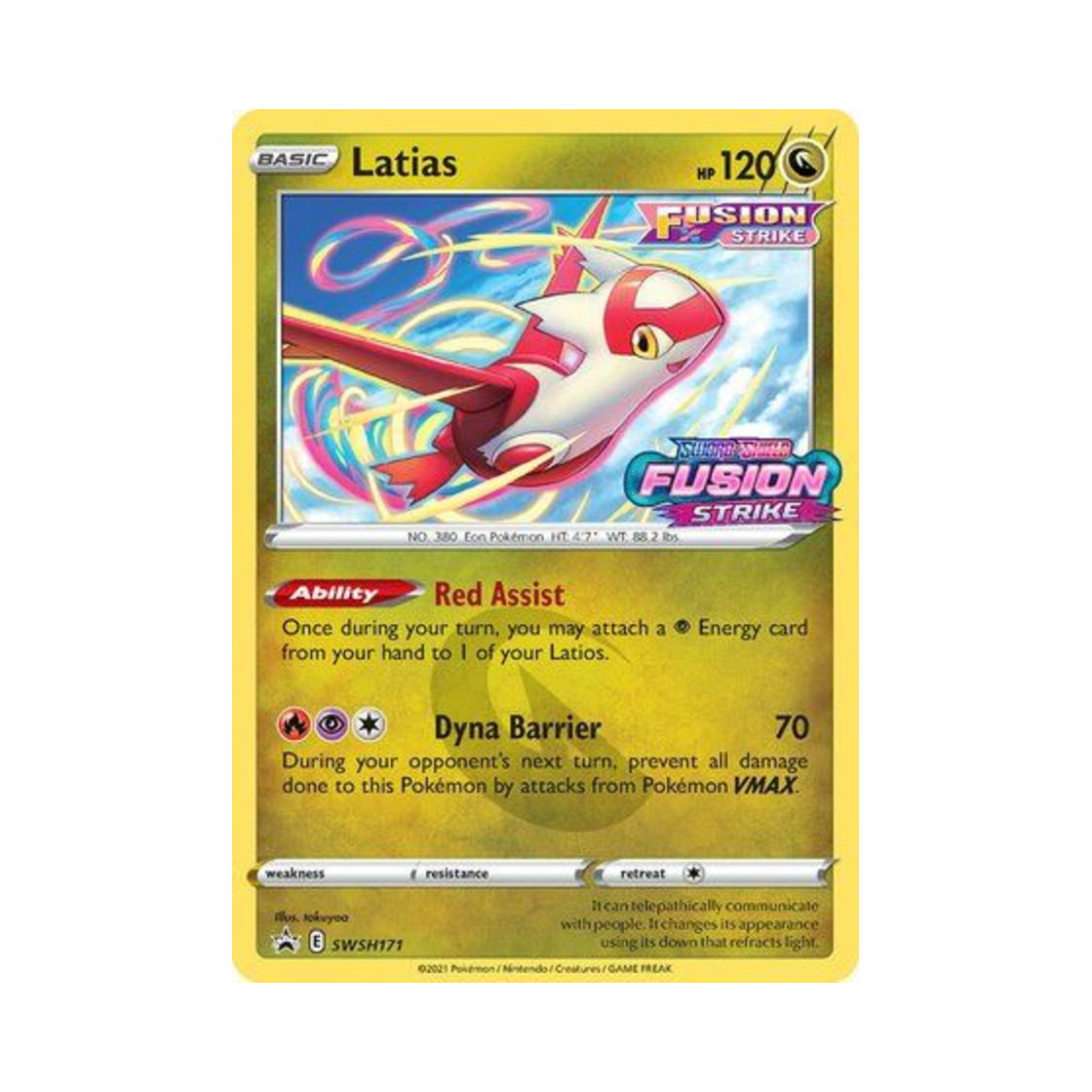 포켓몬 TCG 라티아스 P 소드 & 실드 프로모카드 (영문판)(Pokemon TCG Latias P Sword & Shield Promos (English Ver.)) - 1