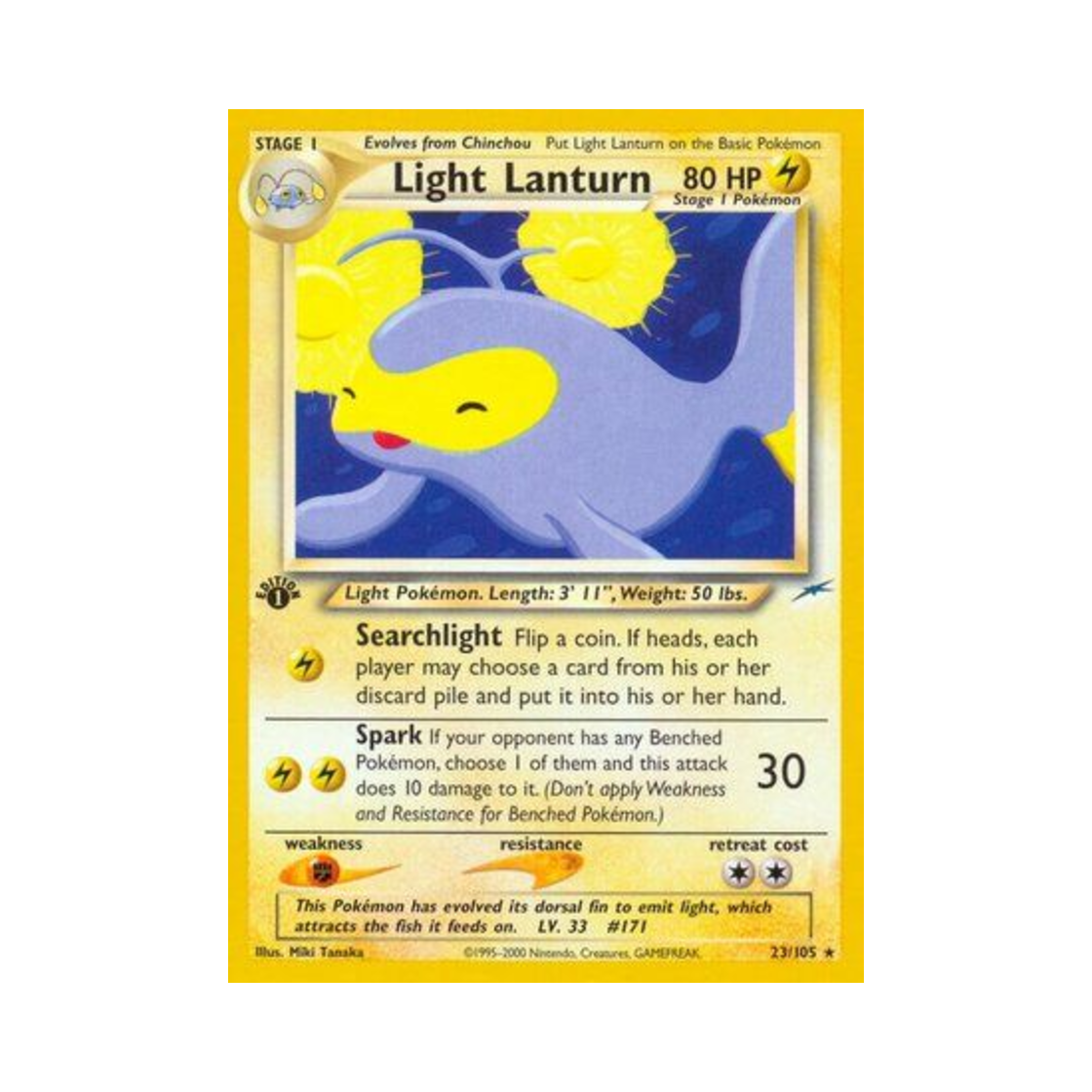 포켓몬 TCG 라이트 랜턴 R 네오 데스티니 (영문판)(Pokemon TCG Light Lanturn R Neo Destiny (English Ver.)) - 1