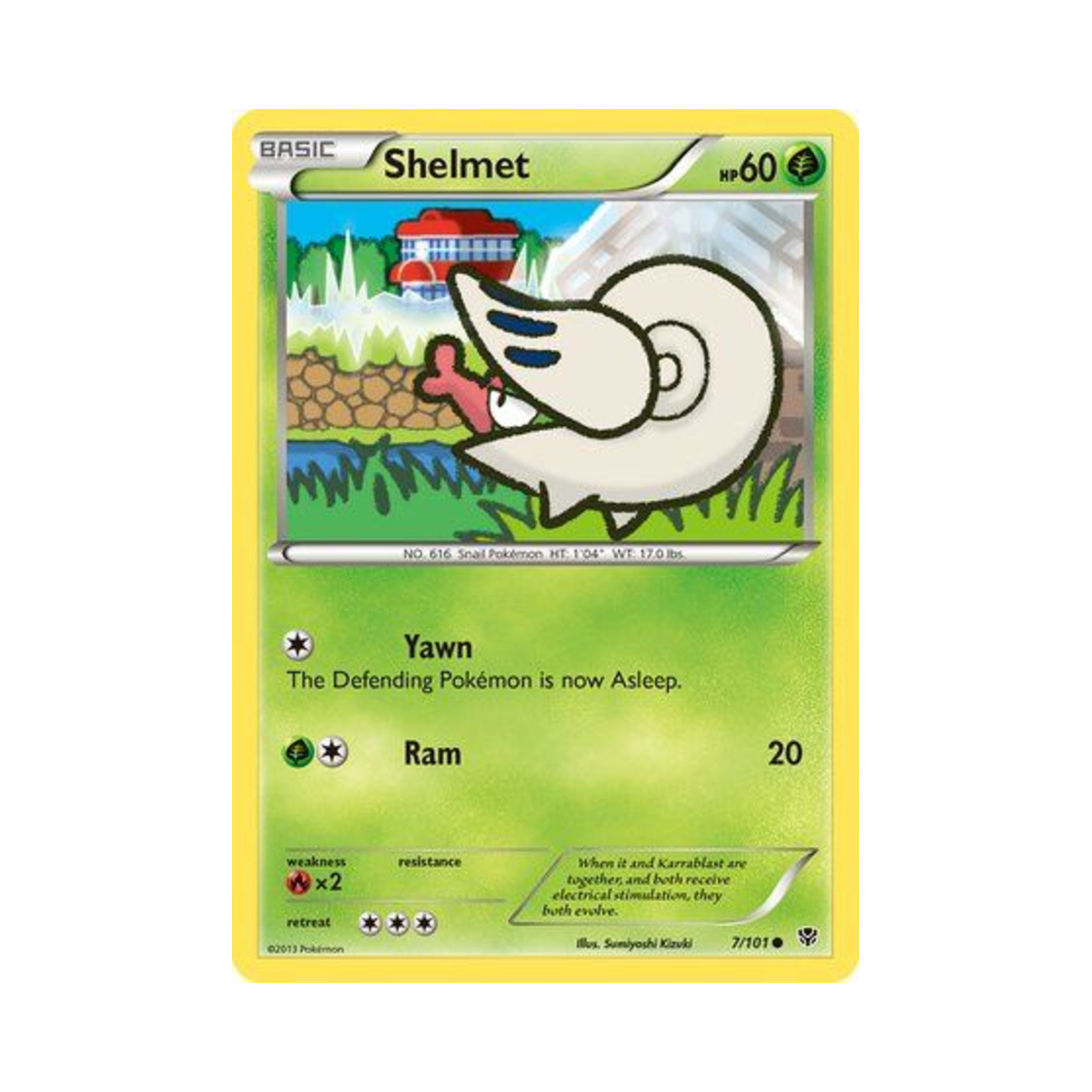 포켓몬 TCG 쪼마리 C 플라스마 블라스트 (영문판)(Pokemon TCG Shelmet C Plasma Blast (English Ver.)) - 1