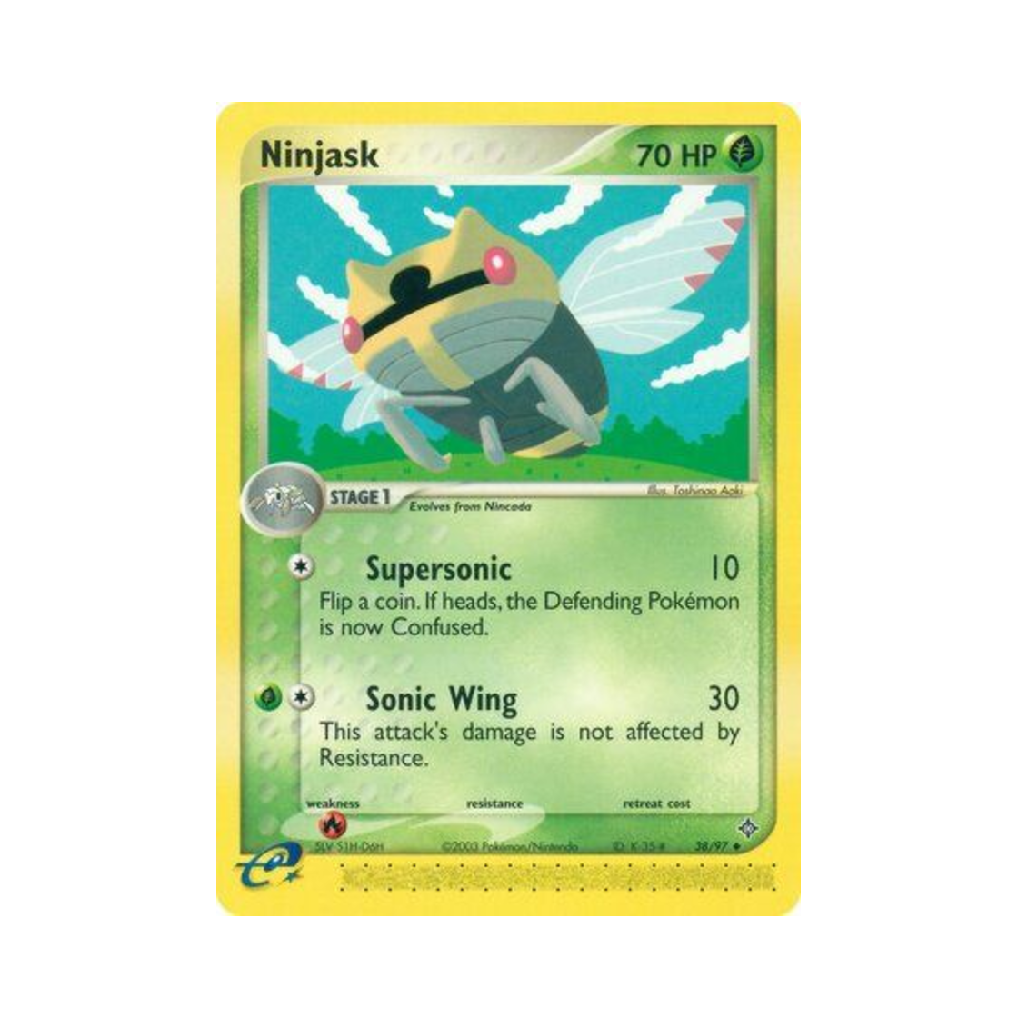 포켓몬 TCG 아이스크 U EX 드래곤 (영문판)(Pokemon TCG Ninjask U EX Dragon (English Ver.))