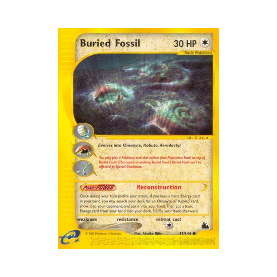 포켓몬 TCG 베리드 포실 C 스카이리지 (영문판)(Pokemon TCG Buried Fossil C Skyridge (English Ver.)) - 1