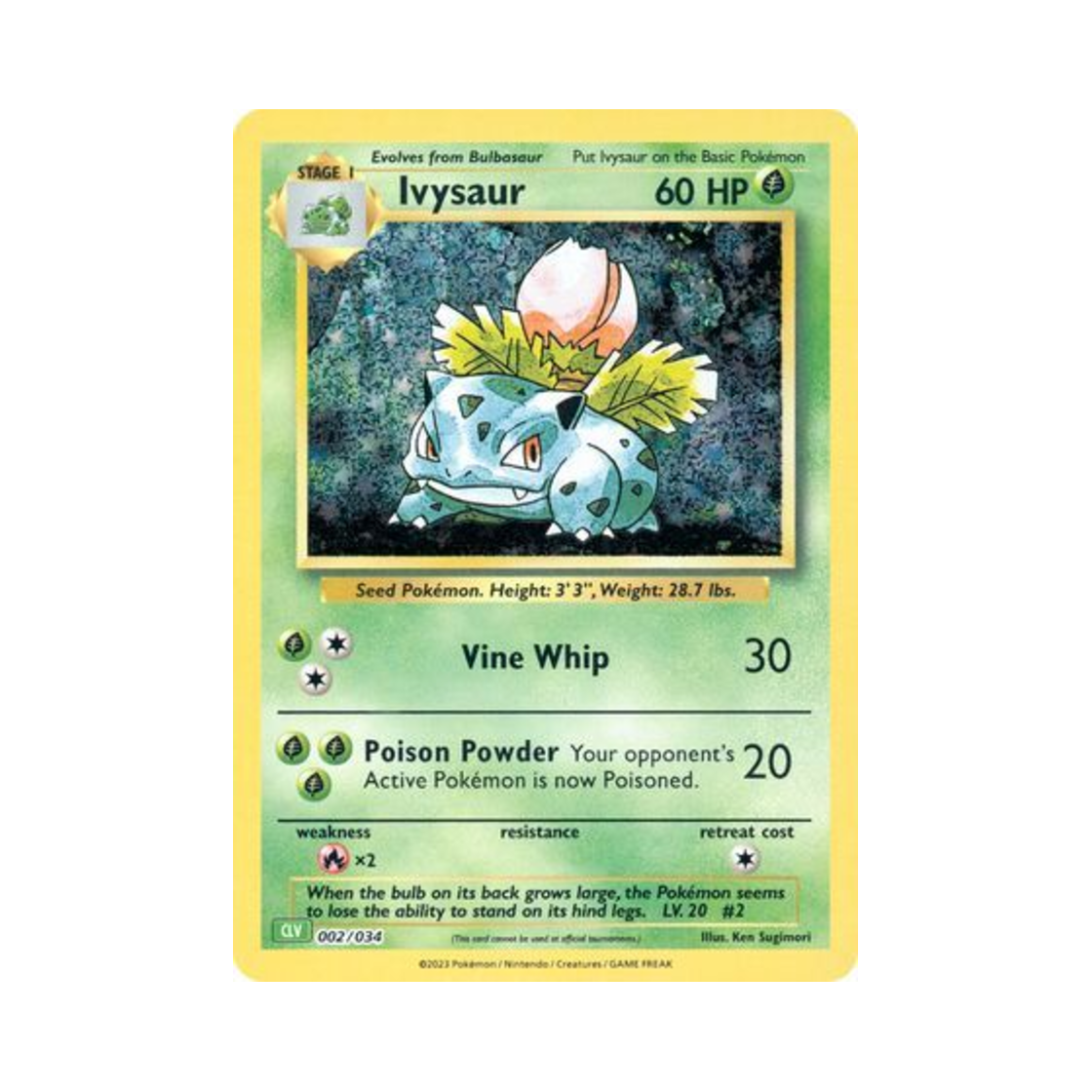 포켓몬 TCG 이상해풀 포켓몬 TCG 클래식 이상해꽃 (영문판)(Pokemon TCG Ivysaur Pokemon TCG Classic Venusaur (English Ver.)) - 1