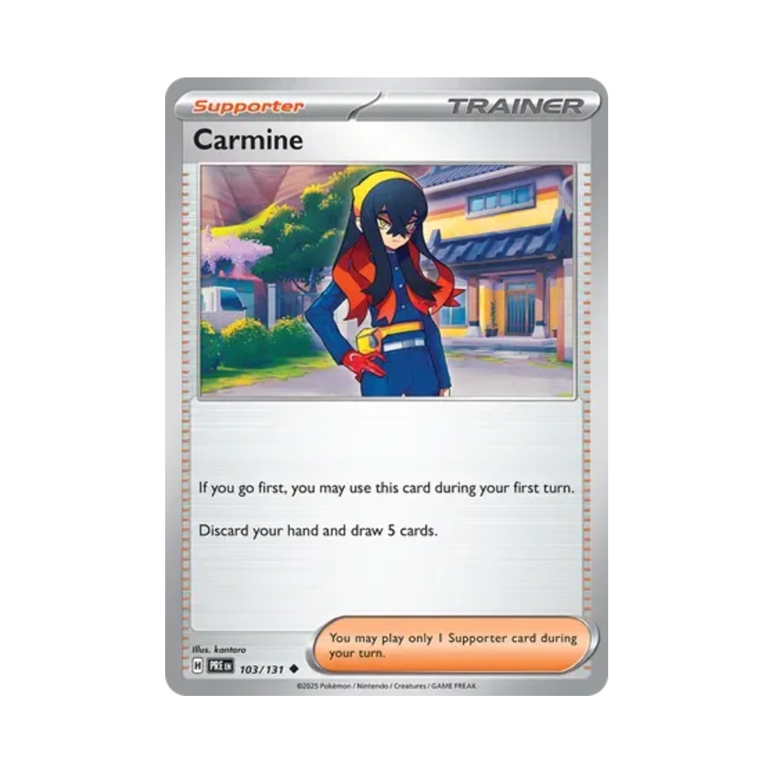 PRE103/131 Pokemon TCG Carmine U Prismatic Evolutions (English Ver.)