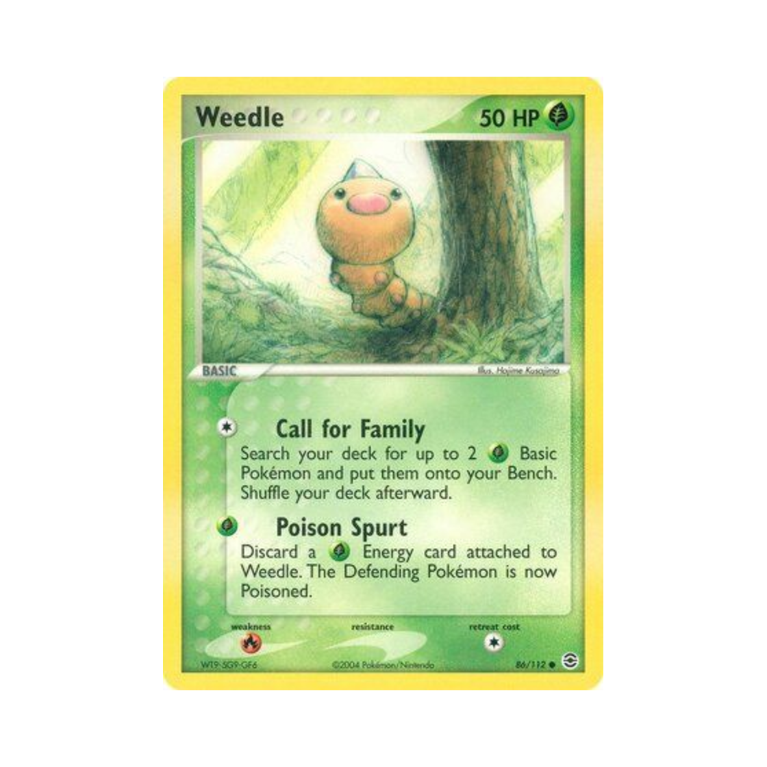 포켓몬 TCG 뿔충이 C EX 파이어레드 & 리프그린 (영문판)(Pokemon TCG Weedle C EX FireRed & LeafGreen (English Ver.)) - 1