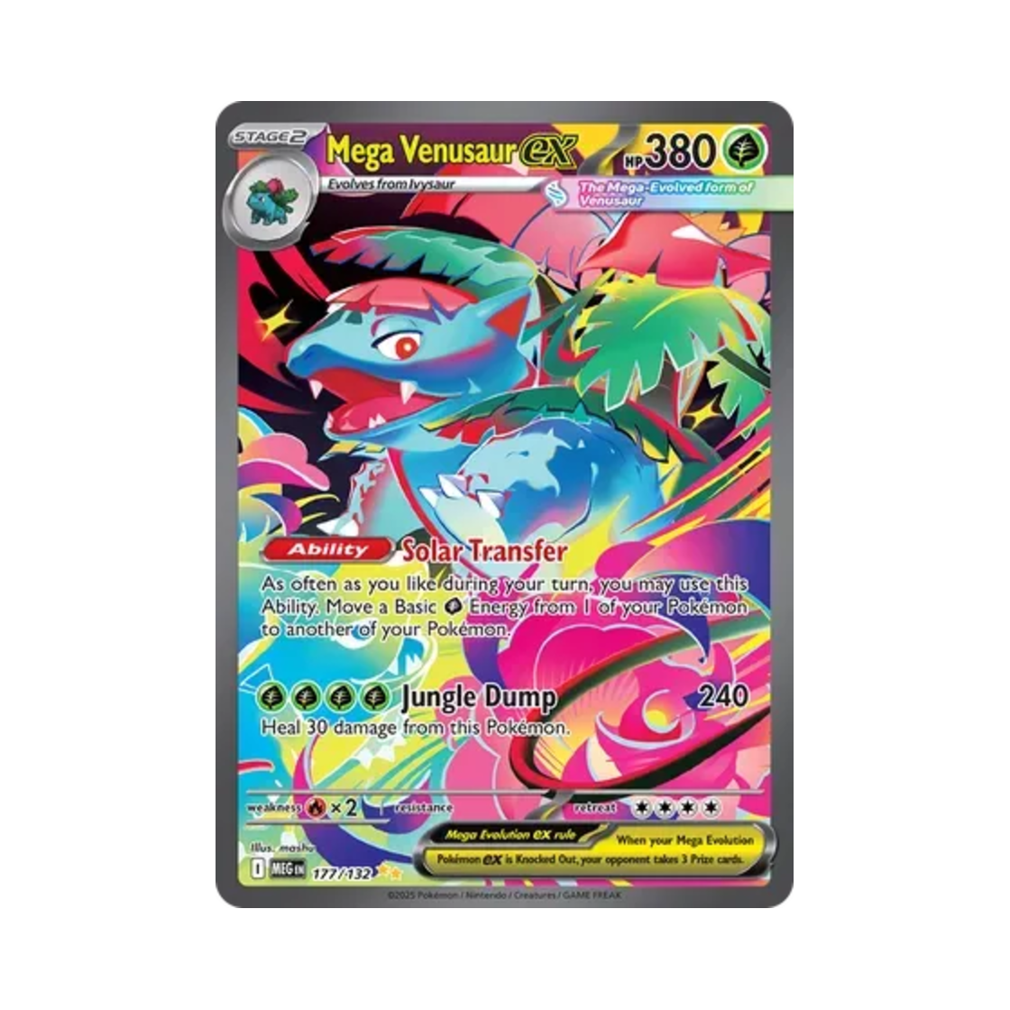 포켓몬 TCG 메가 이상해꽃 ex SIR 메가 에볼루션 (영문판)(Pokemon TCG Mega Venusaur ex SIR Mega Evolution (English Ver.)) - 1
