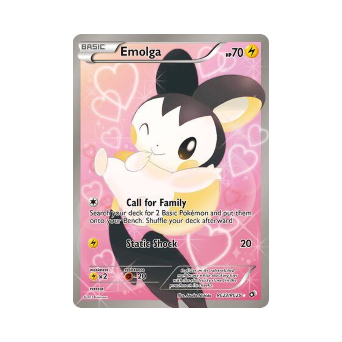 포켓몬 TCG 에몽가 RU 레전더리 트레져스 (영문판)(Pokemon TCG Emolga RU Legendary Treasures (English Ver.))