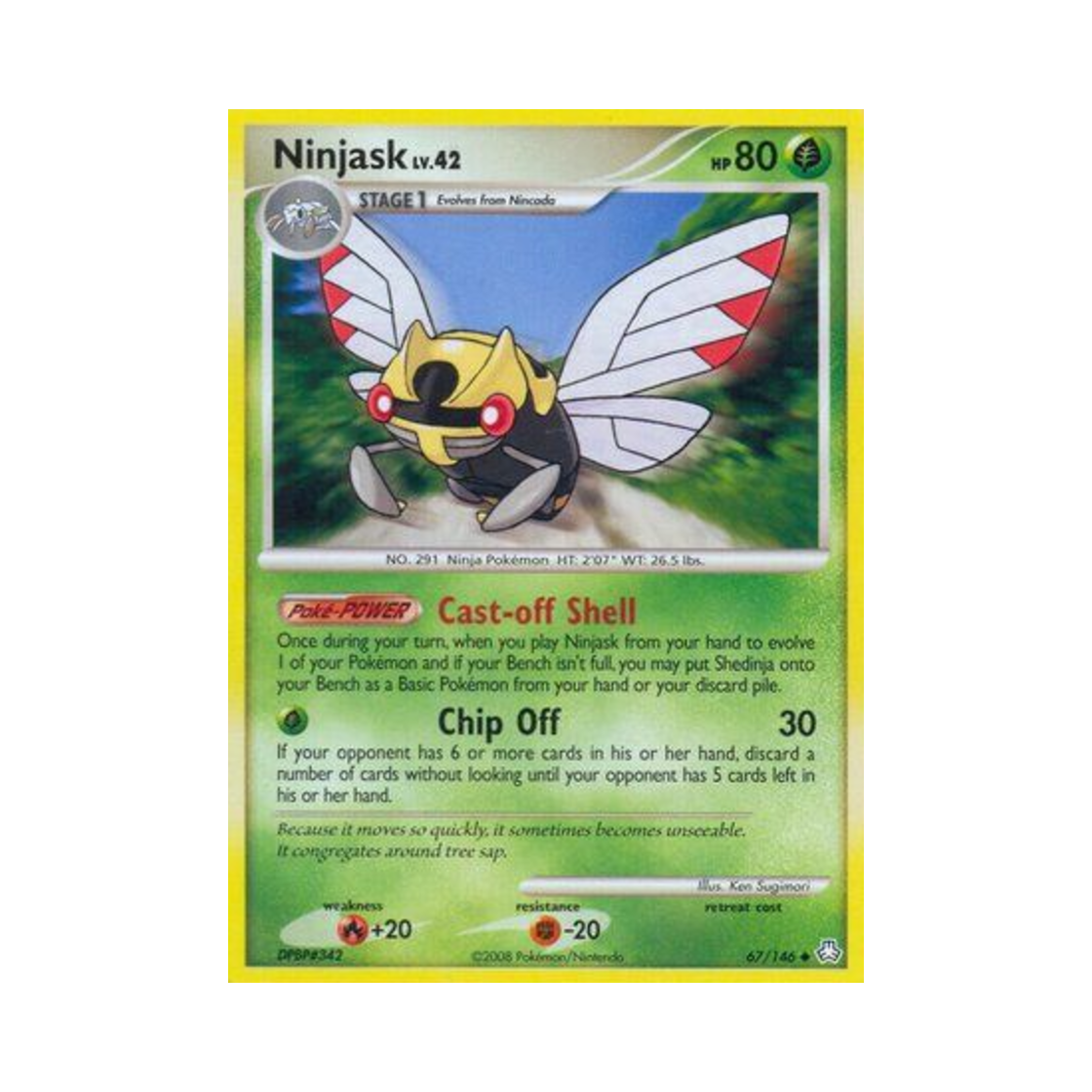 포켓몬 TCG 아이스크 U 레전드 어웨이크드 (영문판)(Pokemon TCG Ninjask U Legends Awakened (English Ver.))