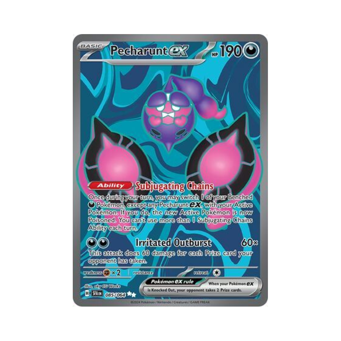 포켓몬 TCG 복숭악동 ex UR 슈라우디드 페이블 (영문판)(Pokemon TCG Pecharunt ex UR Shrouded Fable (English Ver.)) - 1