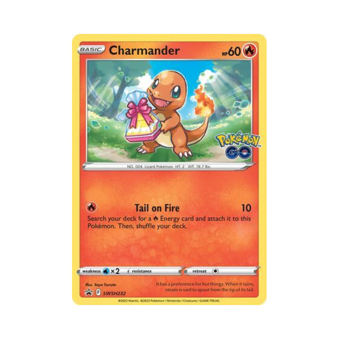 포켓몬 TCG 파이리 P 소드 & 실드 프로모카드 (영문판)(Pokemon TCG Charmander P Sword & Shield Promos (English Ver.)) - 1