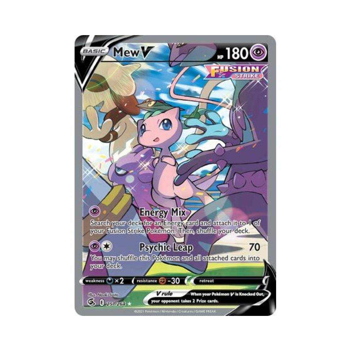 포켓몬 TCG 뮤 V RU 퓨전 스트라이크 (영문판)(Pokemon TCG Mew V RU Fusion Strike (English Ver.)) - 1