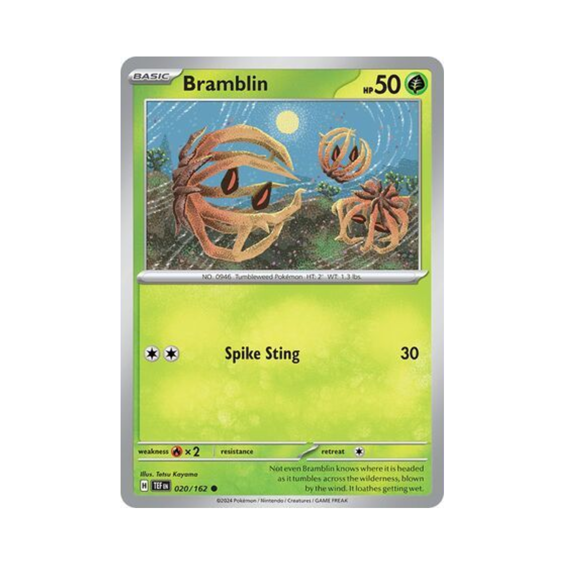 포켓몬 TCG 그푸리 C 템포럴 포시스 (영문판)(Pokemon TCG Bramblin C Temporal Forces (English Ver.)) - 1