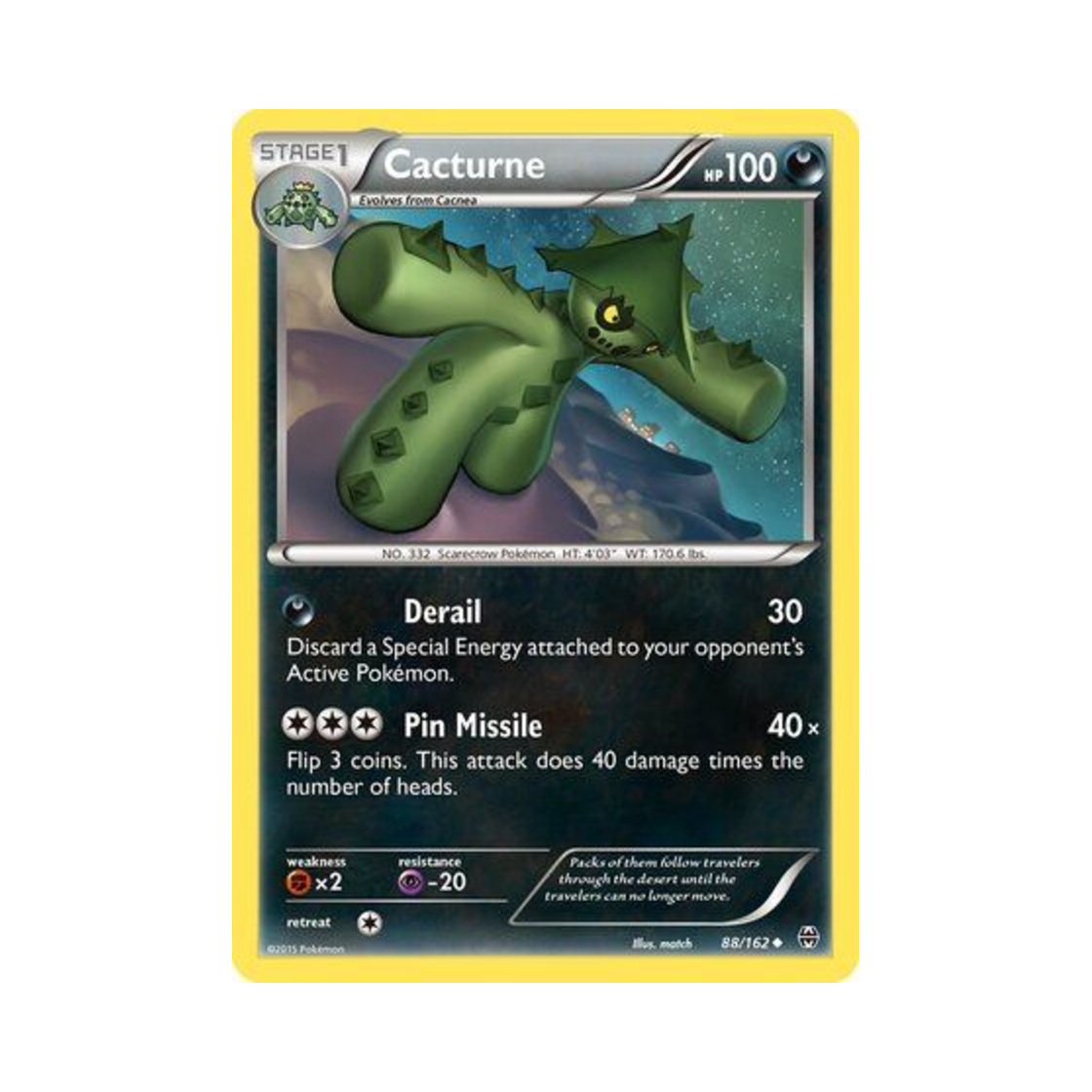 포켓몬 TCG 밤선인 U 브레이크스루 (영문판)(Pokemon TCG Cacturne U BREAKthrough (English Ver.)) - 1