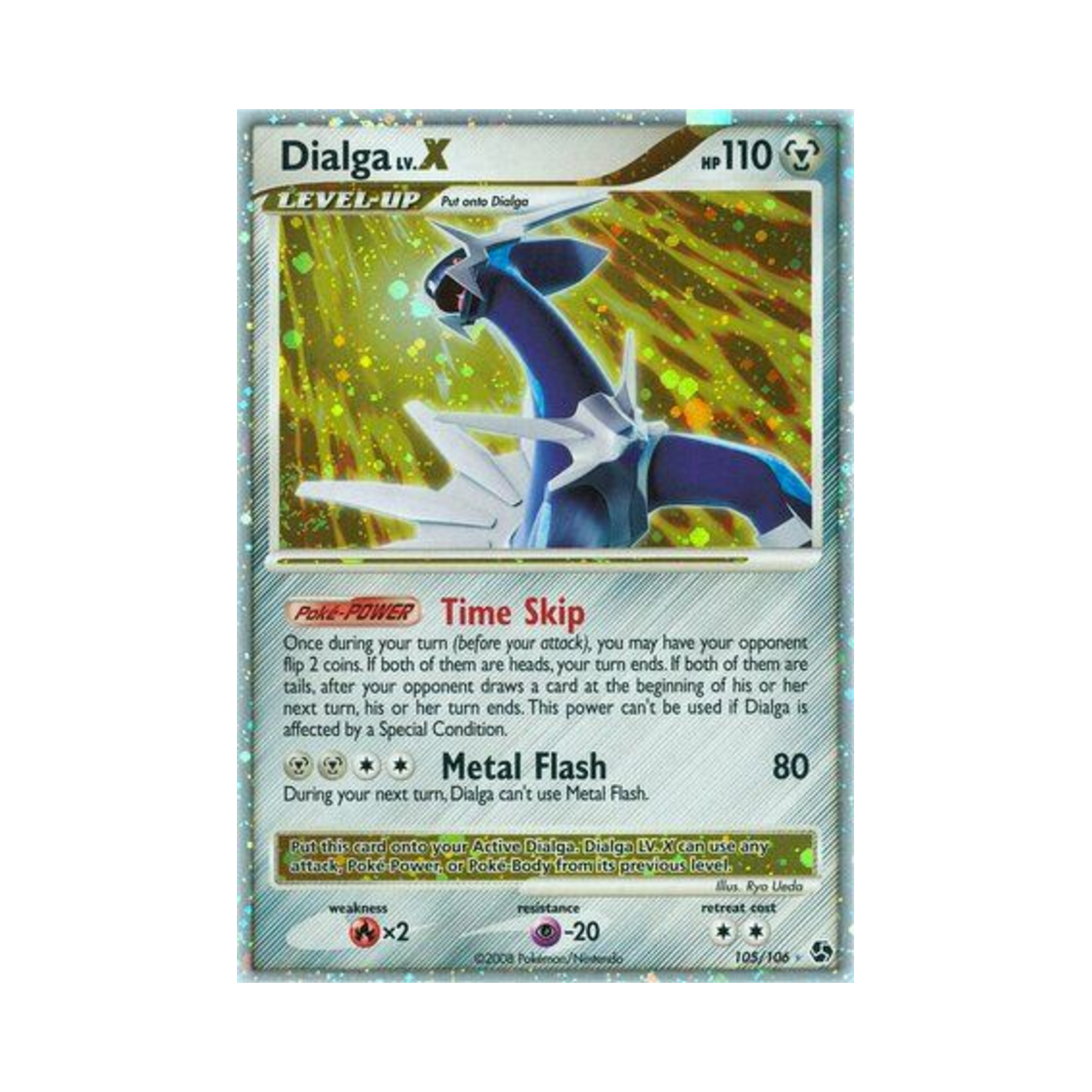 포켓몬 TCG 디아루가 LV.X RHL 그레이트 인카운터스 (영문판)(Pokemon TCG Dialga LV.X RHL Great Encounters (English Ver.)) - 1