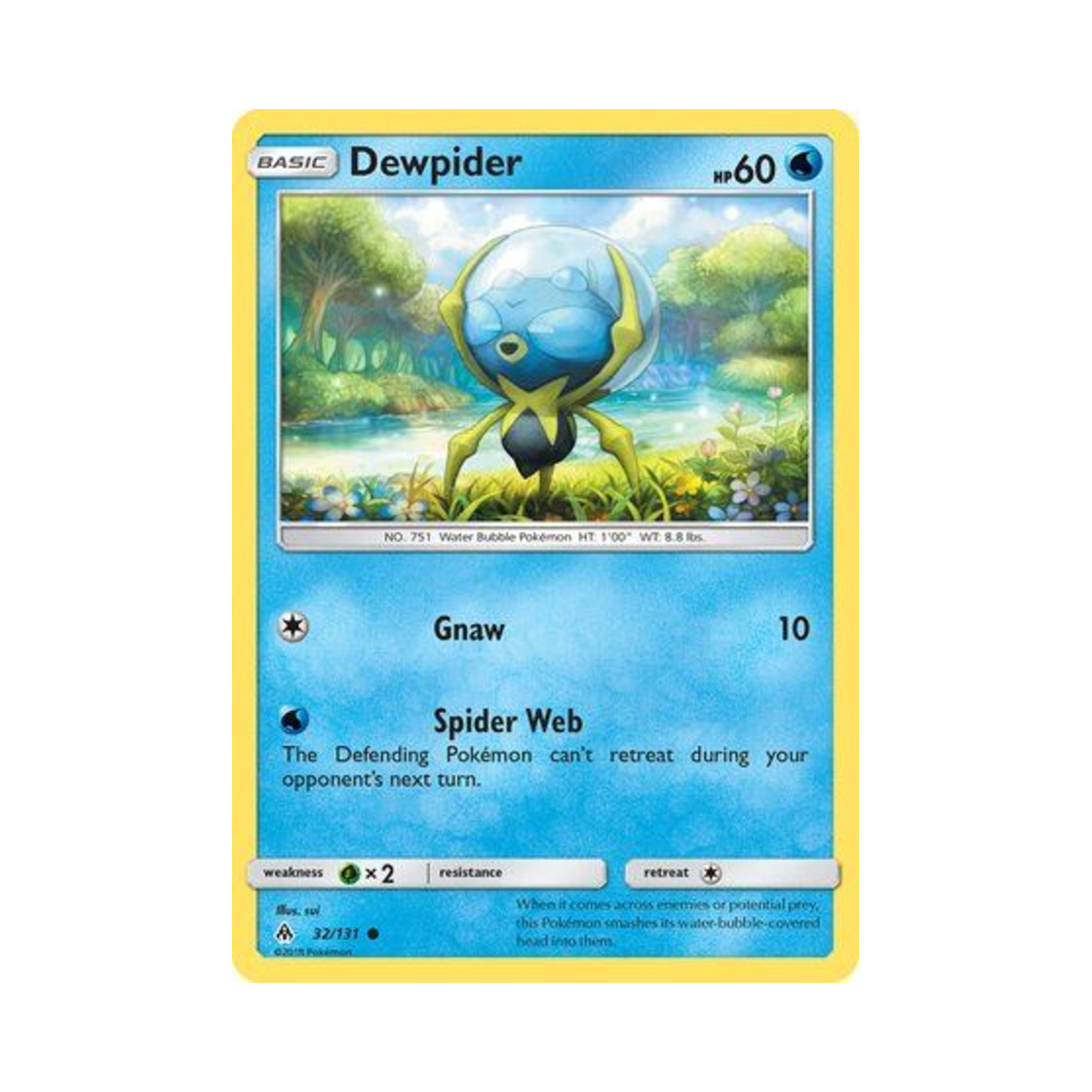 포켓몬 TCG 물거미 C 포비든 라이트 (영문판)(Pokemon TCG Dewpider C Forbidden Light (English Ver.)) - 1