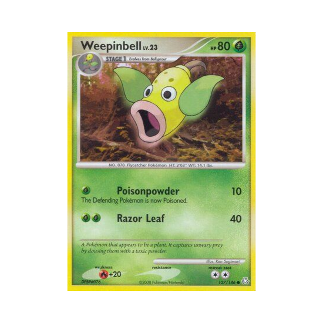 포켓몬 TCG 우츠동 C 레전드 어웨이크드 (영문판)(Pokemon TCG Weepinbell C Legends Awakened (English Ver.)) - 1