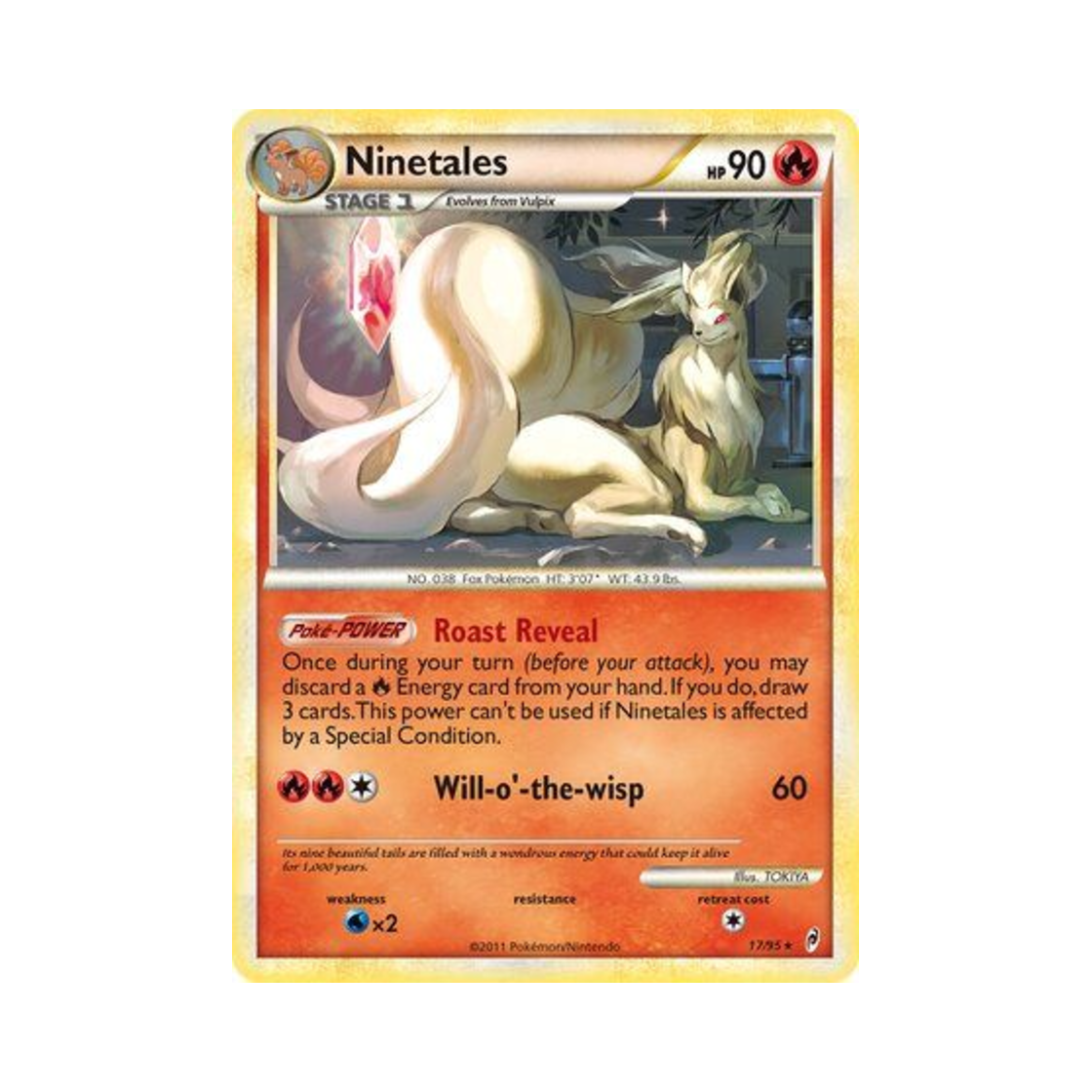 포켓몬 TCG 나인테일 RH 콜 오브 레전즈 (영문판)(Pokemon TCG Ninetales RH Call of Legends (English Ver.)) - 1