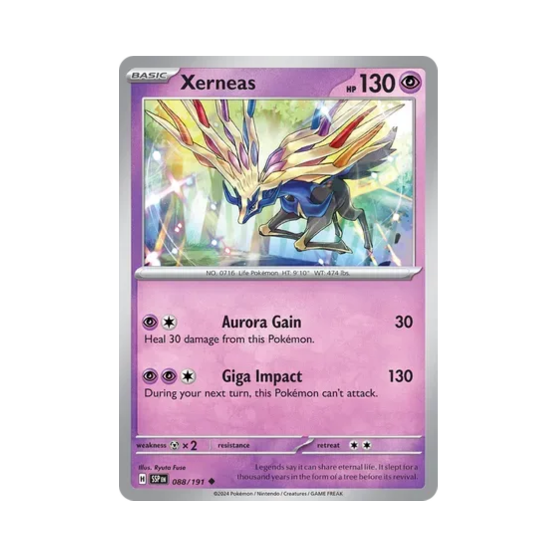 포켓몬 TCG 제르네아스 U 서징 스파크 (영문판)(Pokemon TCG Xerneas U Surging Sparks (English Ver.)) - 1
