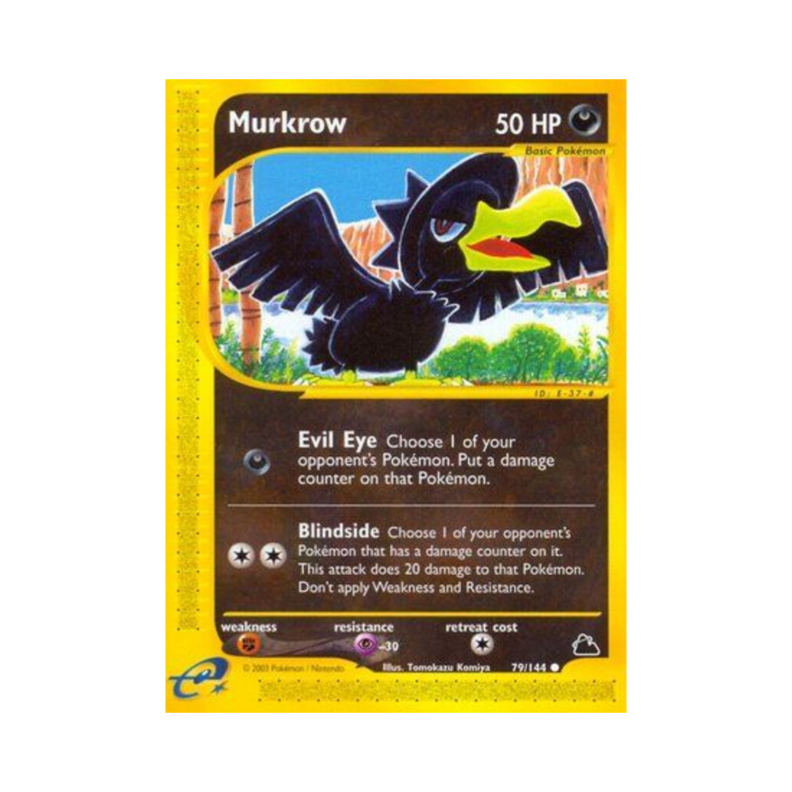 포켓몬 TCG 니로우 C 스카이리지 (영문판)(Pokemon TCG Murkrow C Skyridge (English Ver.))