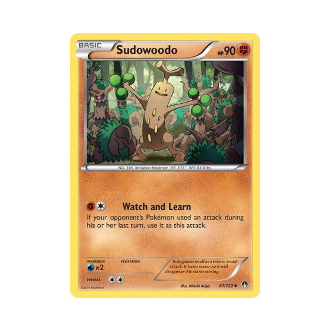 포켓몬 TCG 꼬지모 U 브레이크포인트 (영문판)(Pokemon TCG Sudowoodo U BREAKpoint (English Ver.)) - 1