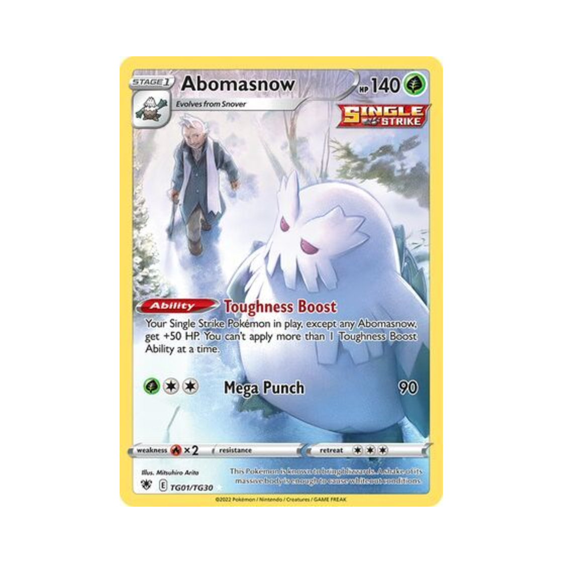 포켓몬 TCG 눈설왕 RH 아스트랄 레디안스 (영문판)(Pokemon TCG Abomasnow RH Astral Radiance (English Ver.)) - 1
