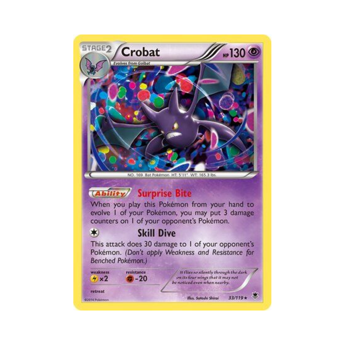 포켓몬 TCG 크로뱃 R 팬텀 포스 (영문판)(Pokemon TCG Crobat R Phantom Forces (English Ver.)) - 1