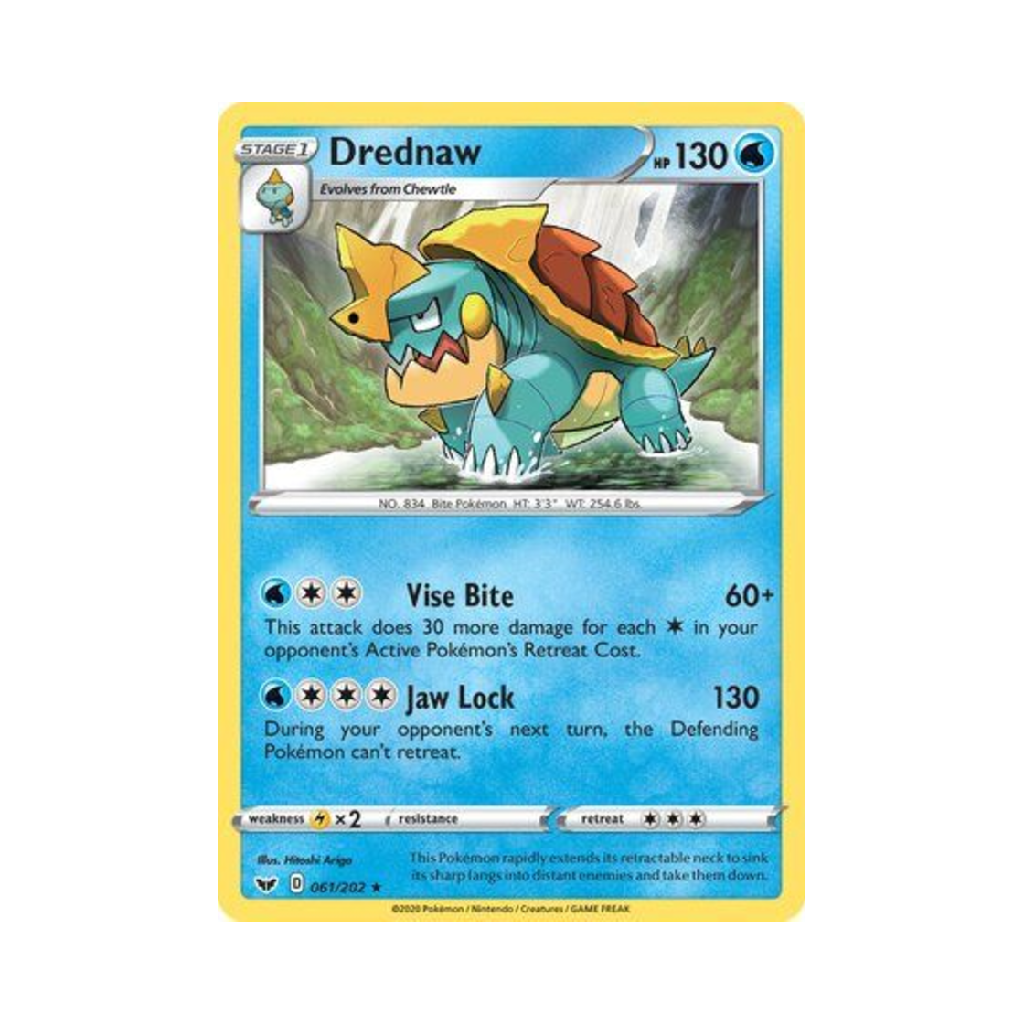 포켓몬 TCG 갈가부기 R 소드 & 실드 (영문판)(Pokemon TCG Drednaw R Sword & Shield (English Ver.)) - 1