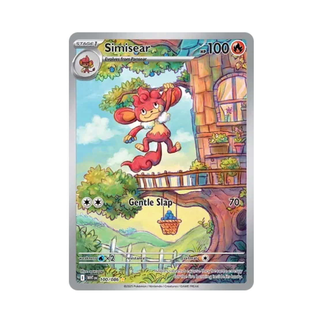 포켓몬 TCG 바오키 IR 화이트플레어 (영문판)(Pokemon TCG Simisear IR White Flare (English Ver.))