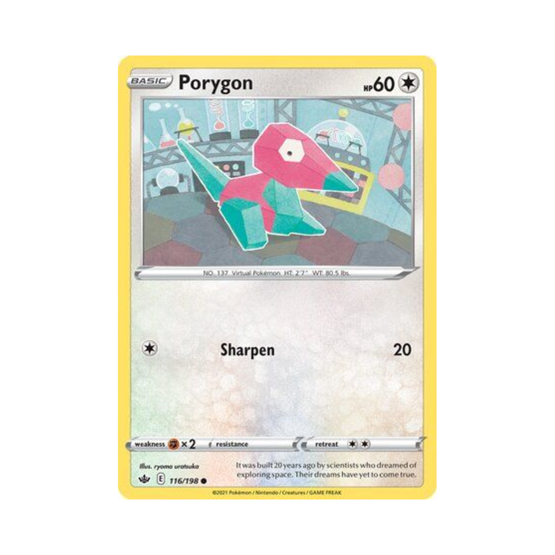 포켓몬 TCG 폴리곤 C 칠링 레인 (영문판)(Pokemon TCG Porygon C Chilling Reign (English Ver.)) - 1