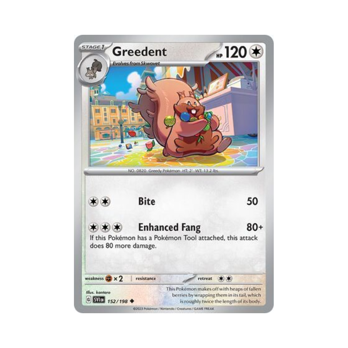 포켓몬 TCG 요씽리스 U 스칼렛 & 바이올렛 (영문판)(Pokemon TCG Greedent U Scarlet & Violet (English Ver.)) - 1