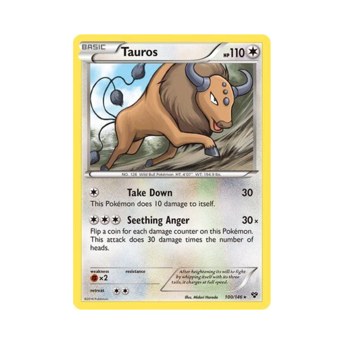 포켓몬 TCG 켄타로스 R XY (영문판)(Pokemon TCG Tauros R XY (English Ver.)) - 1