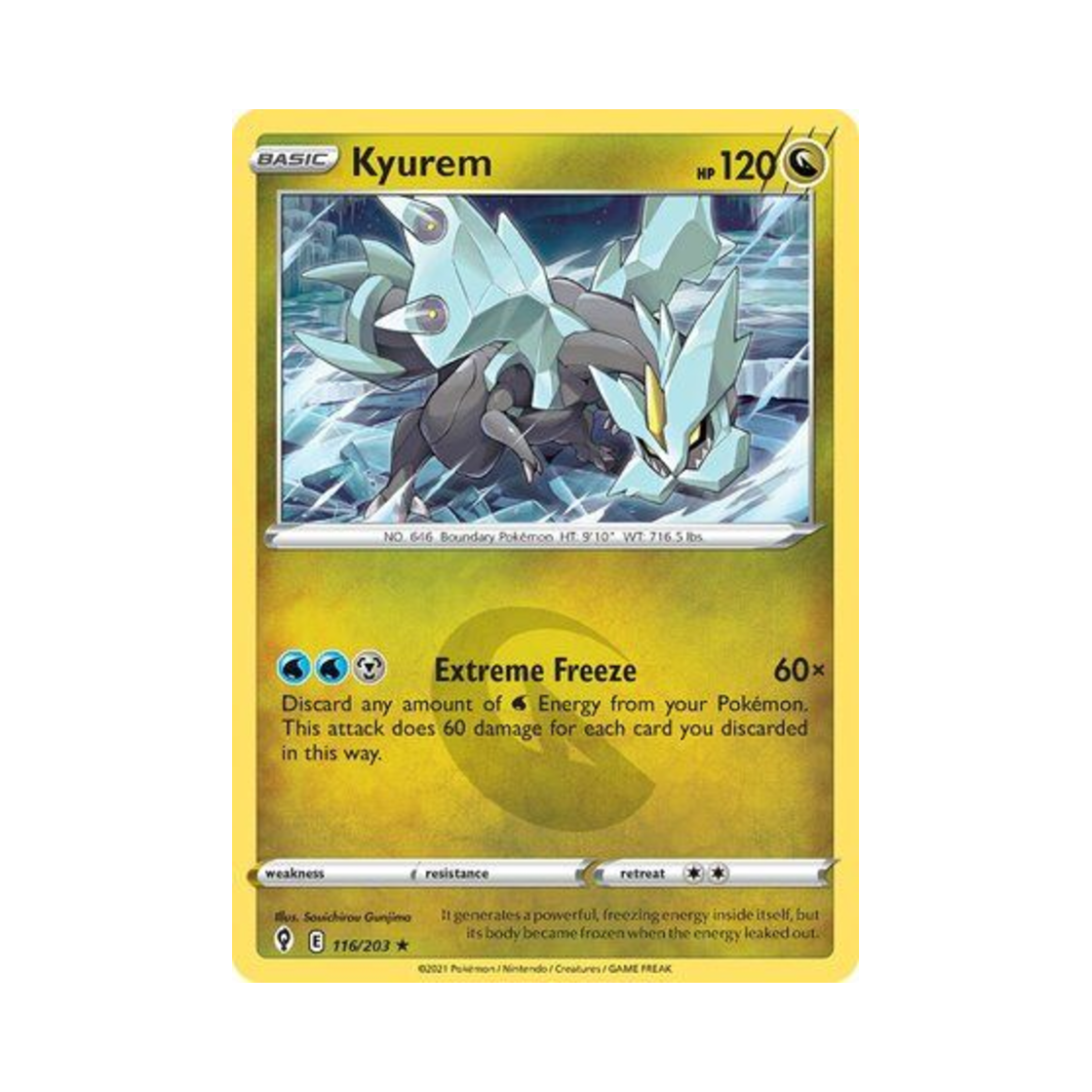 포켓몬 TCG 큐레무 RH 이볼빙 스카이즈 (영문판)(Pokemon TCG Kyurem RH Evolving Skies (English Ver.)) - 1