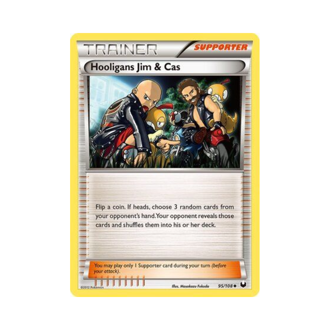 포켓몬 TCG 배드팀의 짐&서브 U 다크 익스플로러스 (영문판)(Pokemon TCG Hooligans Jim & Cas U Dark Explorers (English Ver.)) - 1