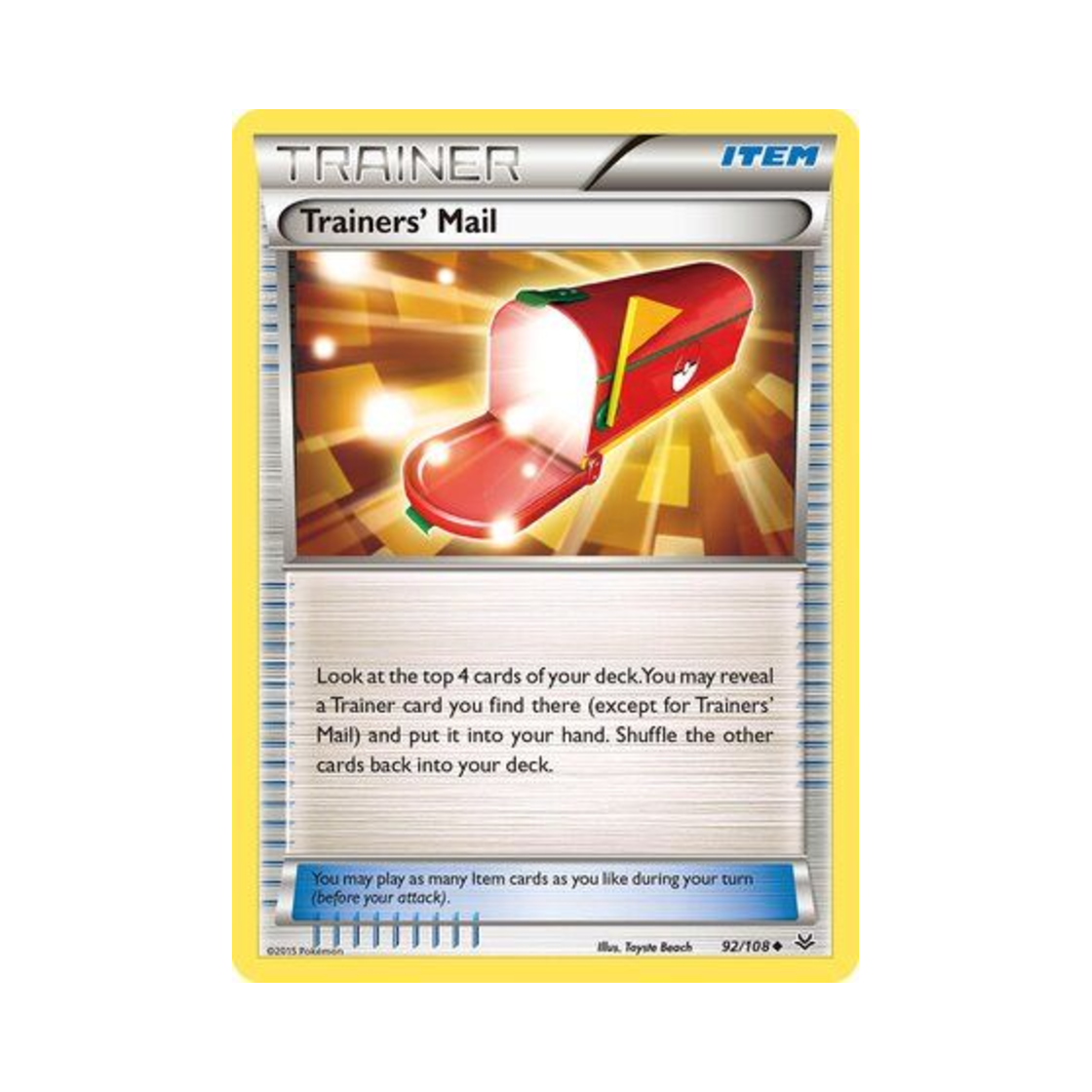 포켓몬 TCG 트레이너스 우편함 U 로어링 스카이즈 (영문판)(Pokemon TCG Trainers' Mail U Roaring Skies (English Ver.)) - 1