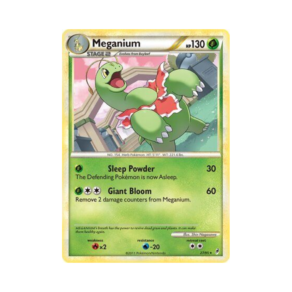 포켓몬 TCG 메가니움 R 콜 오브 레전즈 (영문판)(Pokemon TCG Meganium R Call of Legends (English Ver.)) - 1